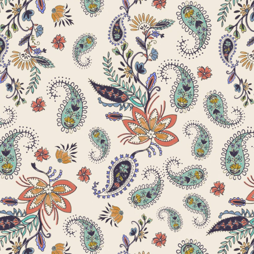 2022 Paisley pattern